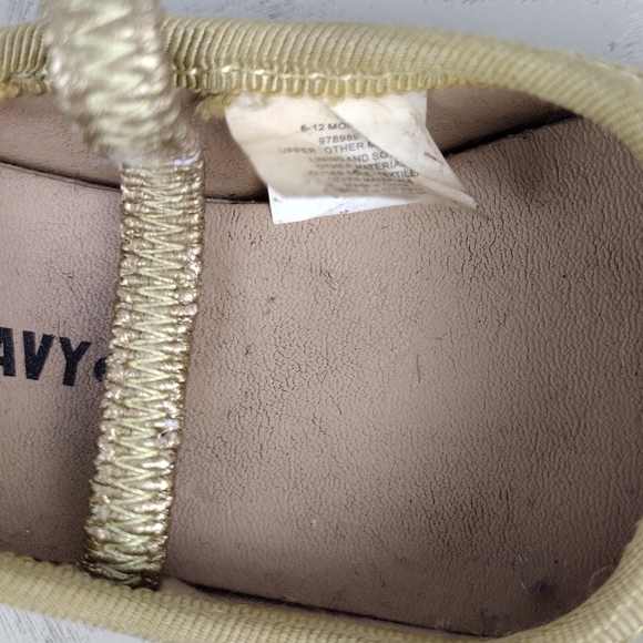 Baby Girl Gold Dress Shoes - Picture 8 of 10